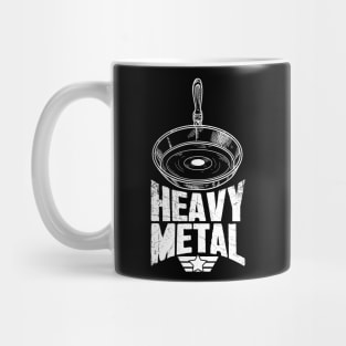 Heavy Metal Cast Iron Cookware Chef Mug